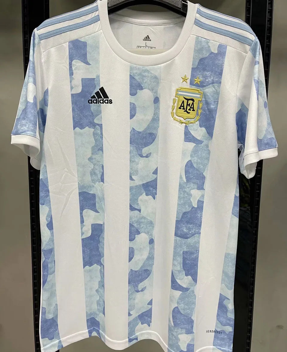 2021 Argentina Copa América Championship Edition 1:1 Fans Jersey 球迷版有胸前15星小字 Detail 4