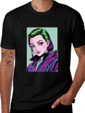 Anime Girl Graphic Tee - Modern Streetwear T-Shirt