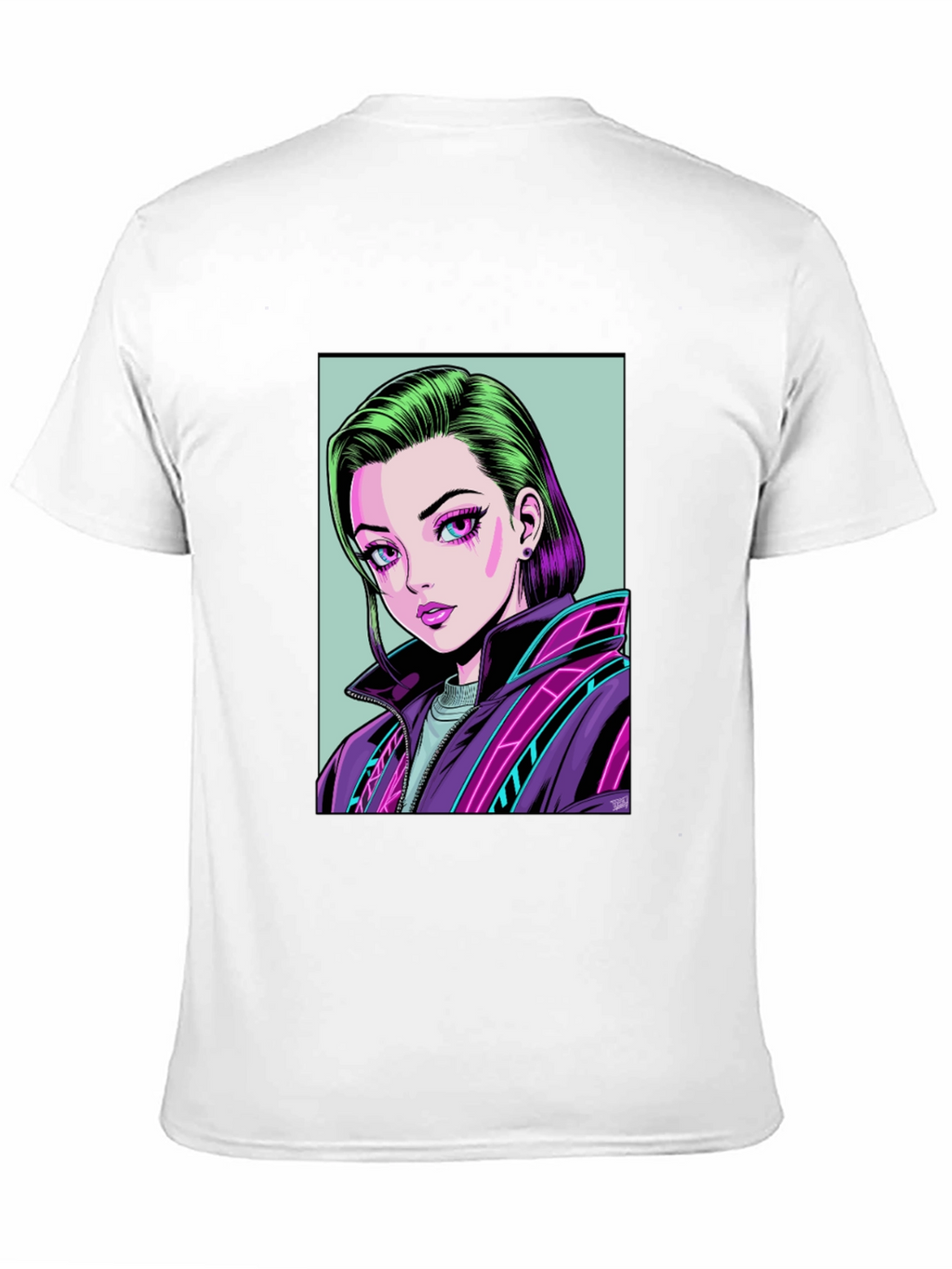 Anime Girl Graphic Tee - Modern Streetwear T-Shirt