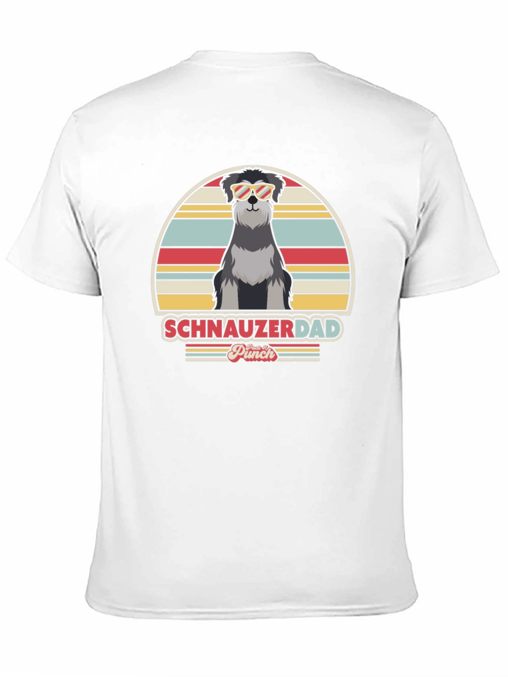 Schnauzer Dad Retro T-Shirt