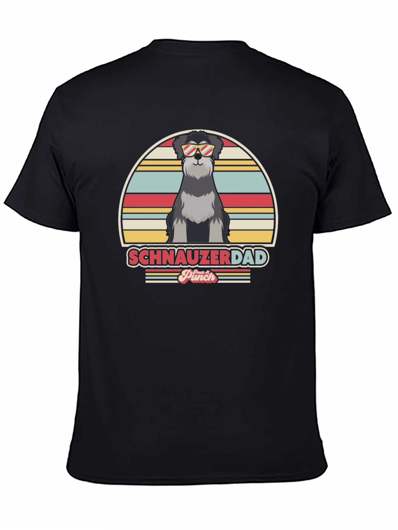 Schnauzer Dad Retro T-Shirt