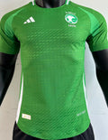 2024 Saudi Arabia Home Green Player Version Soccer Jersey Front