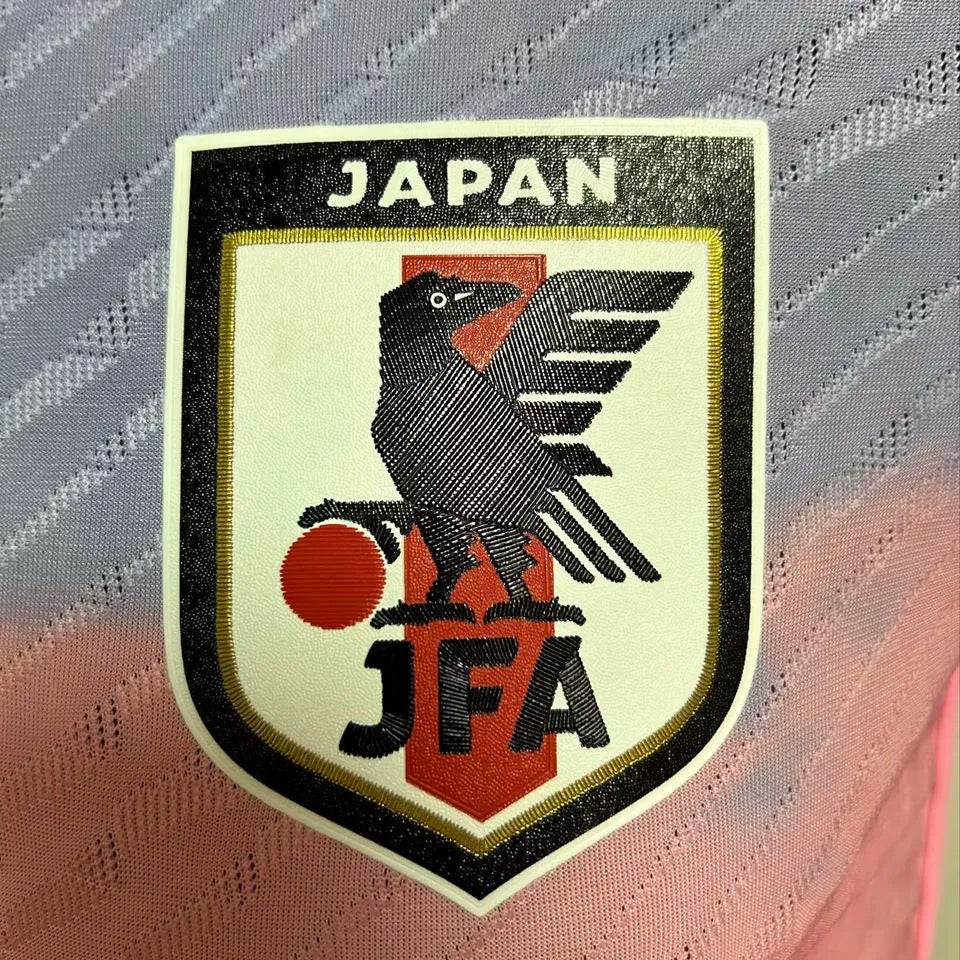 2023 Japan Away Pink Player Version Soccer Jersey 无星 Detail 1