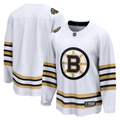 Men's Boston Bruins White 100th Anniversary Premier Breakaway Blank Jerseys