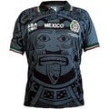 1998 Mexico Black Retro Soccer Jersey Front