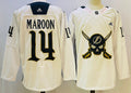 Men's Tampa Bay Lightning Pat Maroon #14 White Game Jerseys