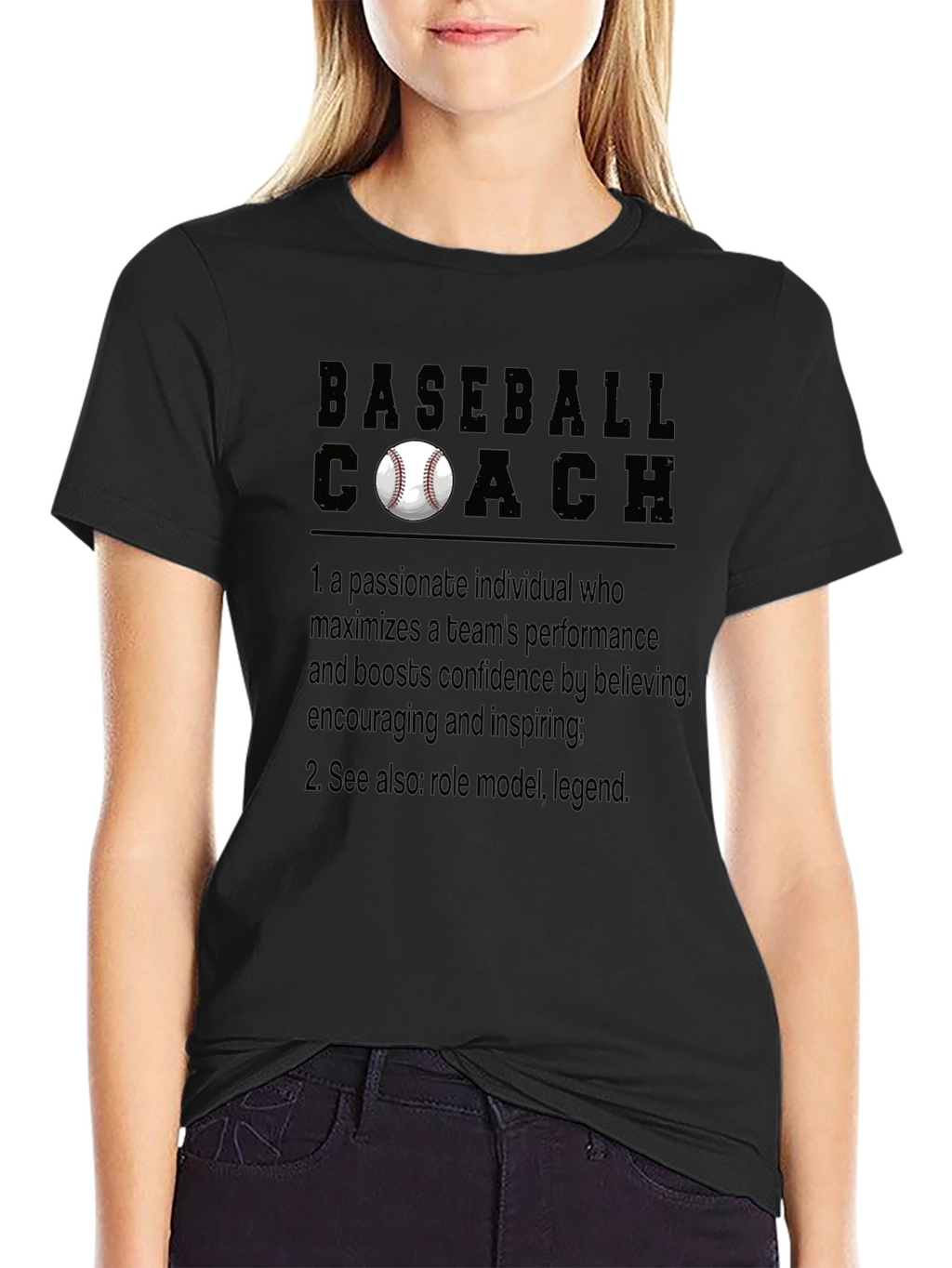Baseball Coach T-Shirt: Passionate Leader Definition