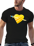 Stabbed Heart Graphic T-Shirt