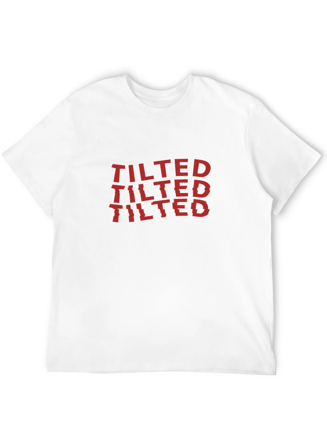 Tilted Graphic Tee - Black