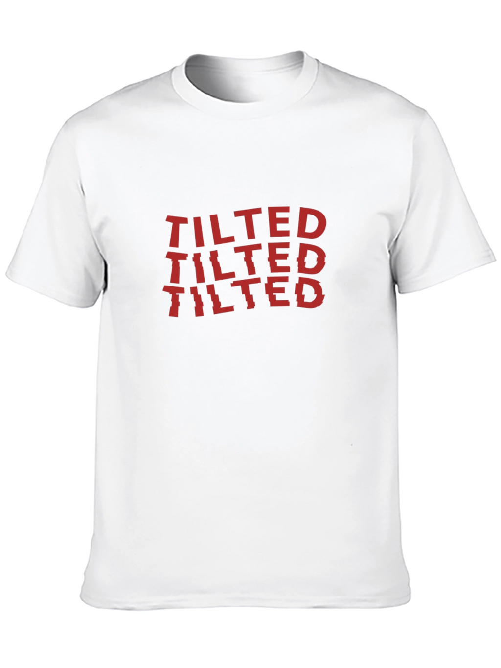 Tilted Graphic Tee - Black