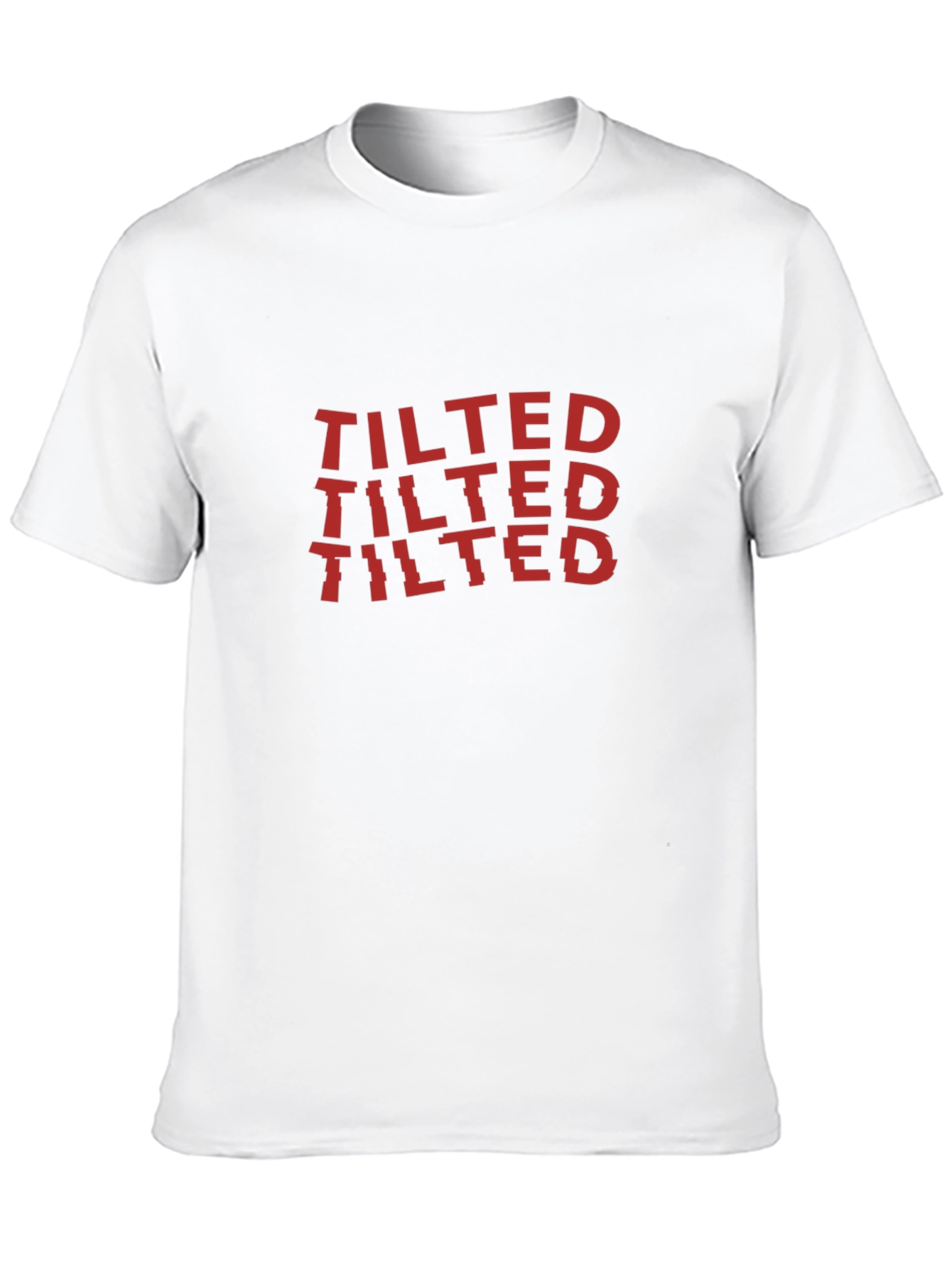 Tilted Graphic Tee - Black