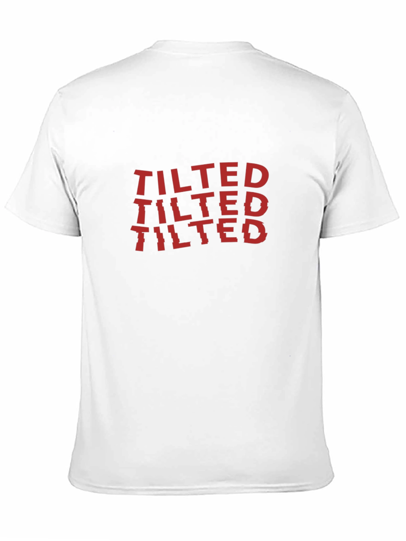 Tilted Graphic Tee - Black