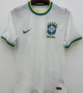 2026/27 Brazil White Retro Syle Fans Soccer Jersey Front