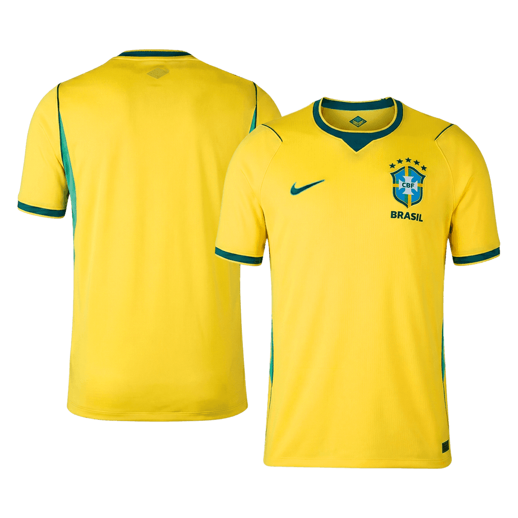 Brazil Home Soccer Jersey World Cup 2026 Yellow Image 3