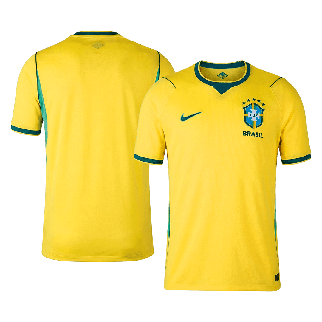 Brazil Home Soccer Jersey World Cup 2026 Yellow Image 3