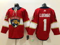 Men's Florida Panthers Roberto Luongo #1 Red Home Breakaway Player Jerseys