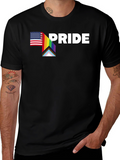 Pride USA LGBTQ+ T-Shirt - Celebrate Diversity