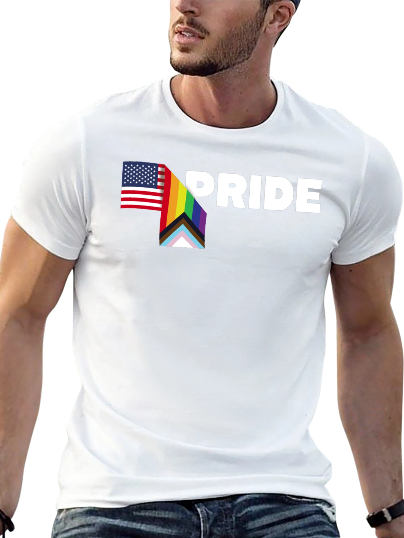 Pride USA LGBTQ+ T-Shirt - Celebrate Diversity