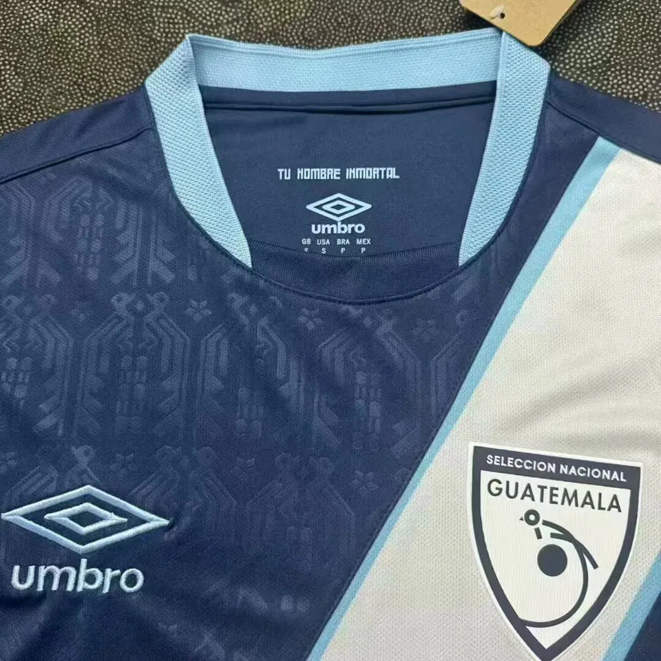 2025/26 Guatemala Away Fans Soccer Jersey Detail 1