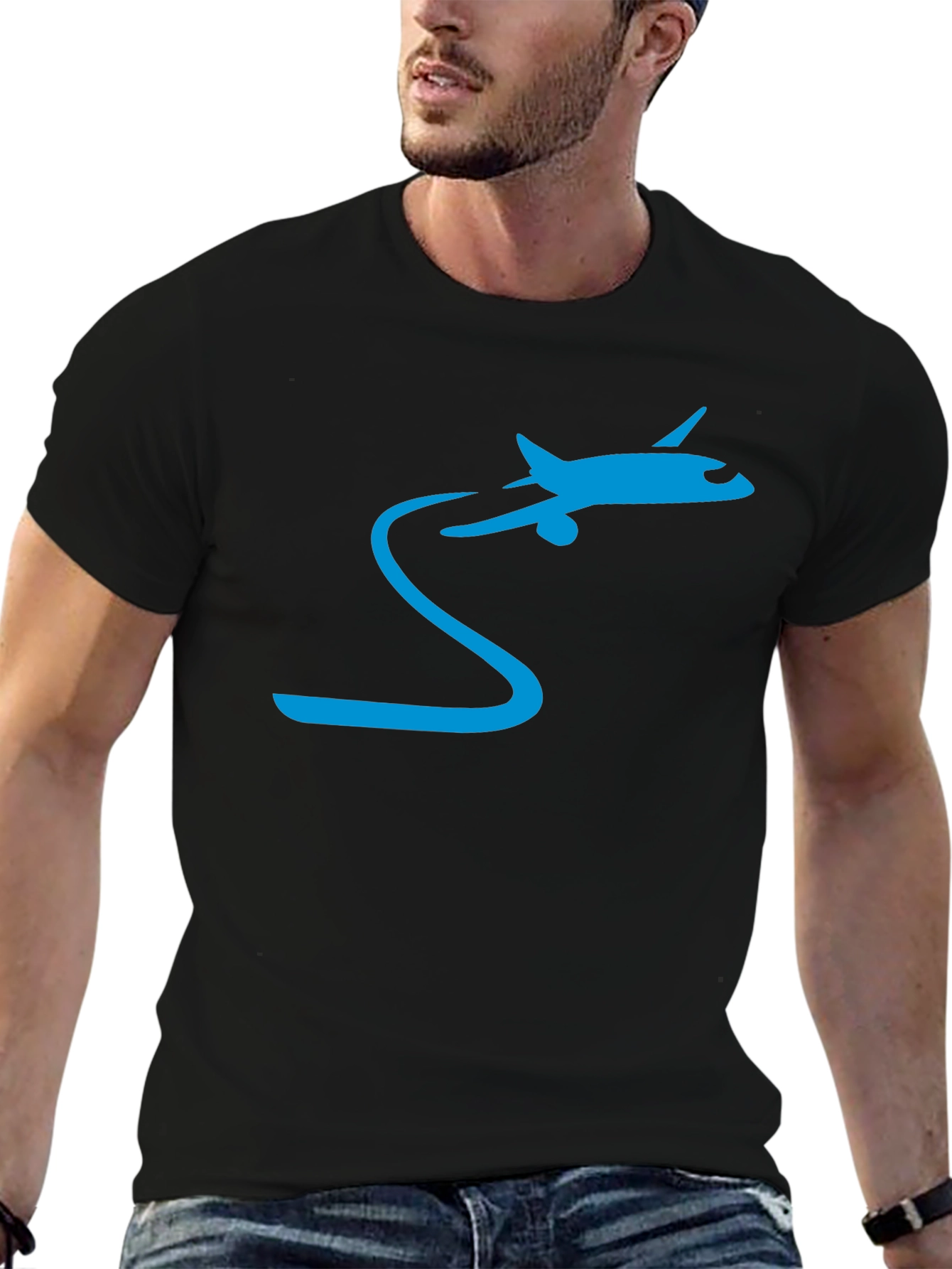 Airplane Path Graphic Tee