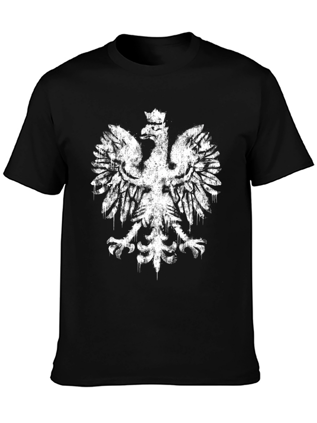 Polish Eagle T-Shirt - Black Graphic Tee