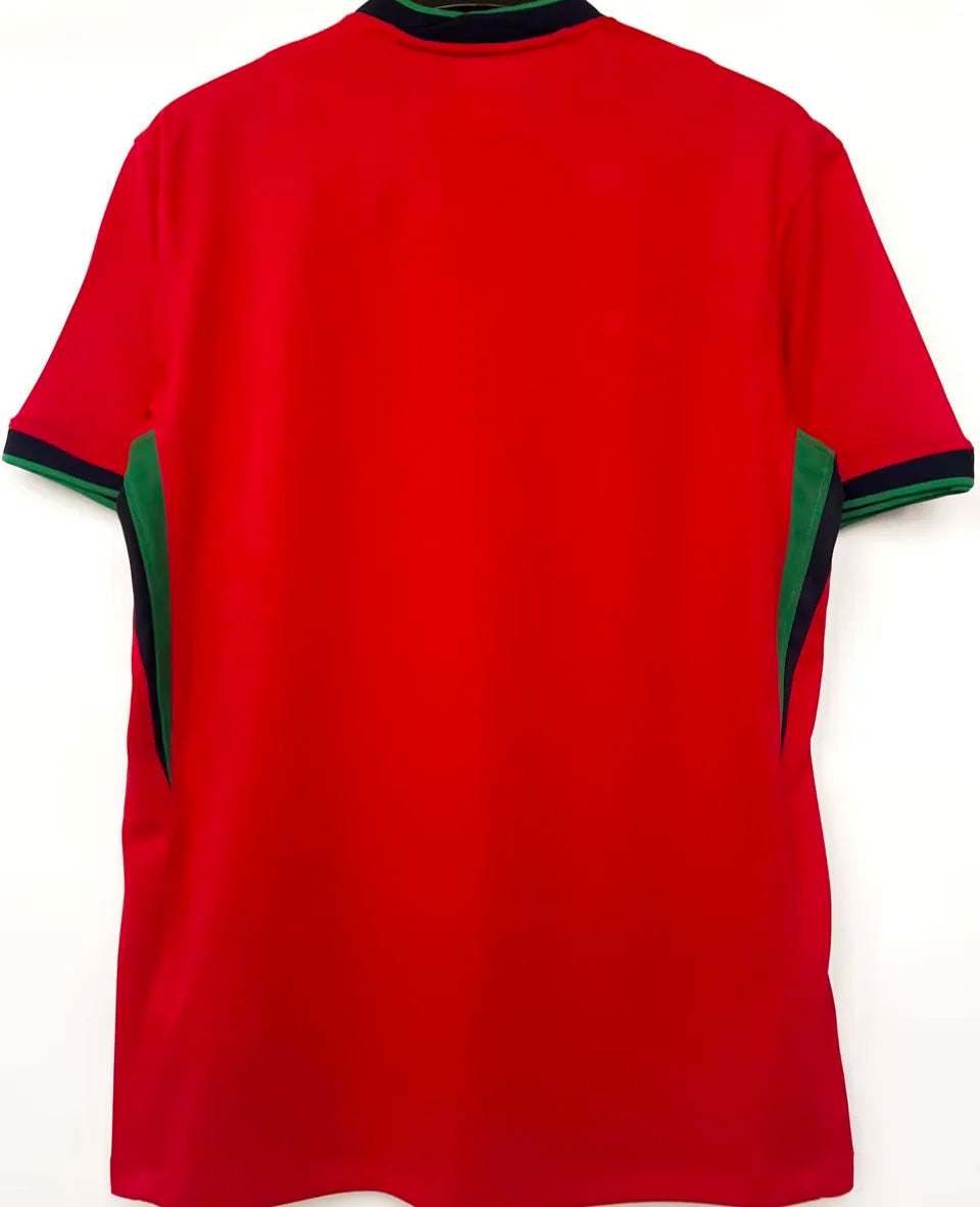 RONALDO #7 Portugal 1:1 Quality Home Red Fans Jersey 2024/25 ★★ Detail 2