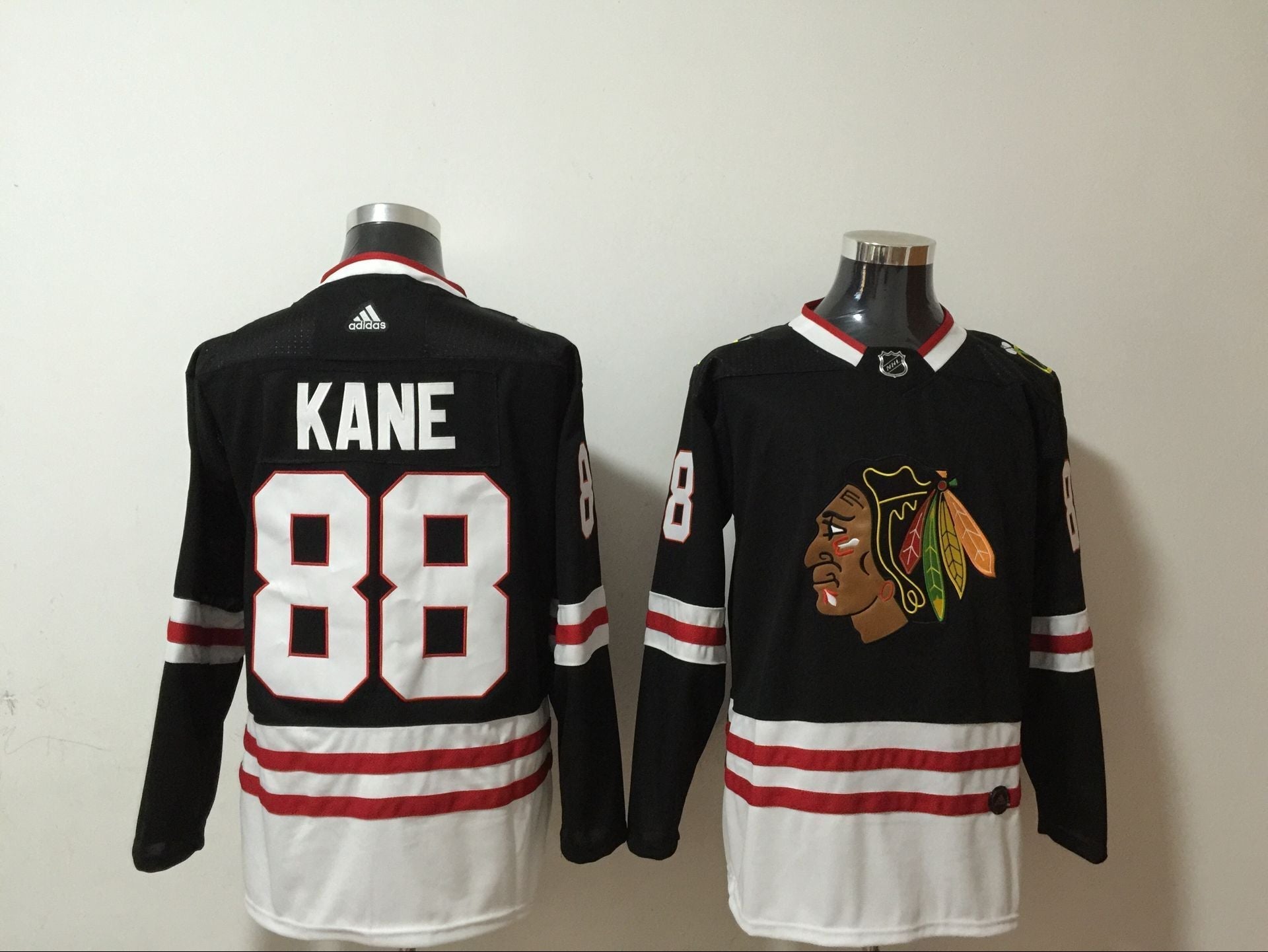 Men's Chicago Blackhawks Patrick Kane #88 Black Breakaway Player Jerseys
