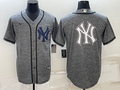 Men's New York Yankees Gray Alternate Player Jerseys