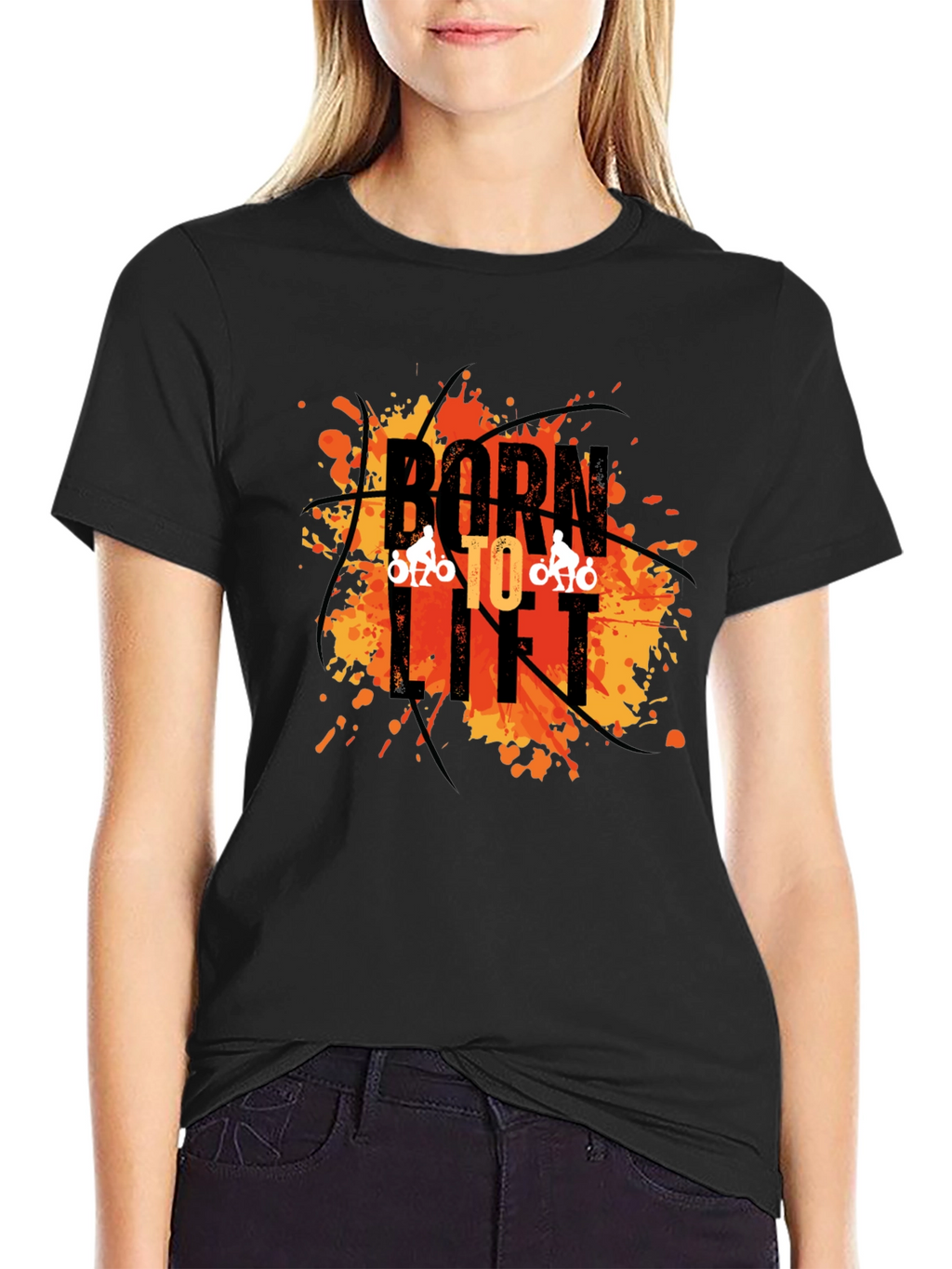 Born to Lift Graphic Tee - Black