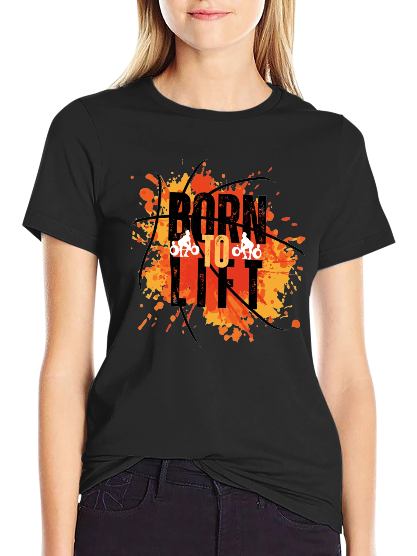 Born to Lift Graphic Tee - Black