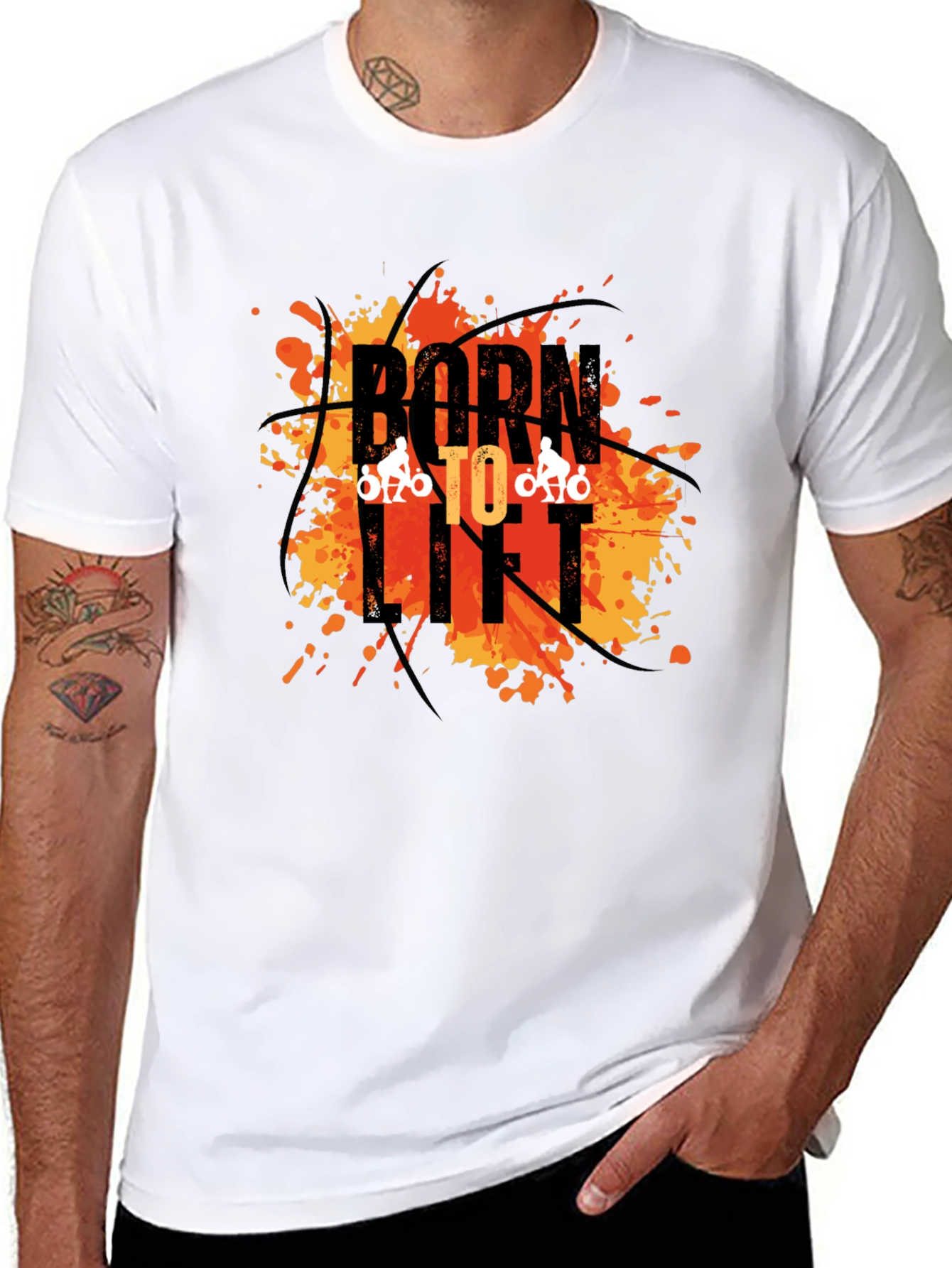 Born to Lift Graphic Tee - Black