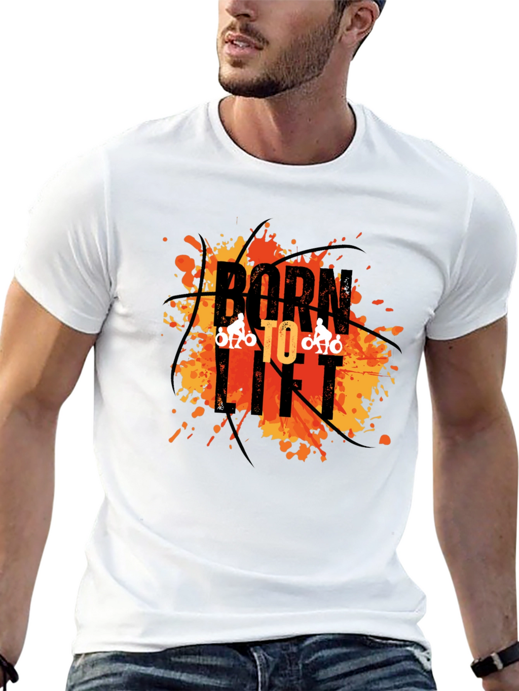 Born to Lift Graphic Tee - Black