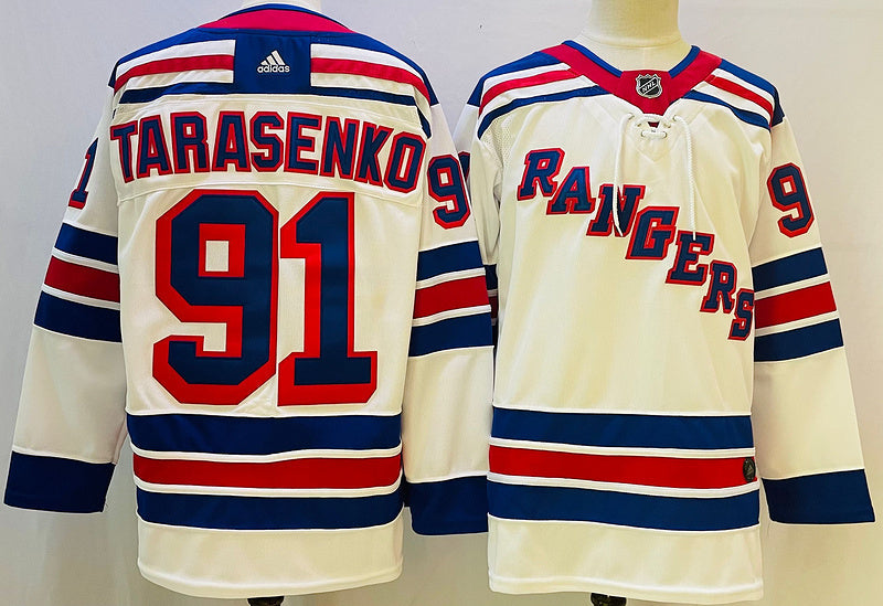 Men's New York Rangers Vladimir Tarasenko #91 White Player Jerseys