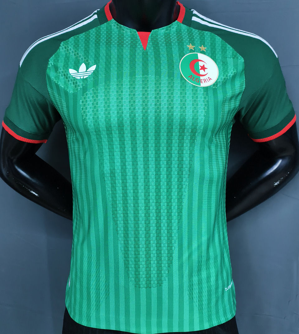 2026/27 Algeria Away Green Player Version Soccer Jersey （2 Stars 2星） Item NO.: 2153868 Front