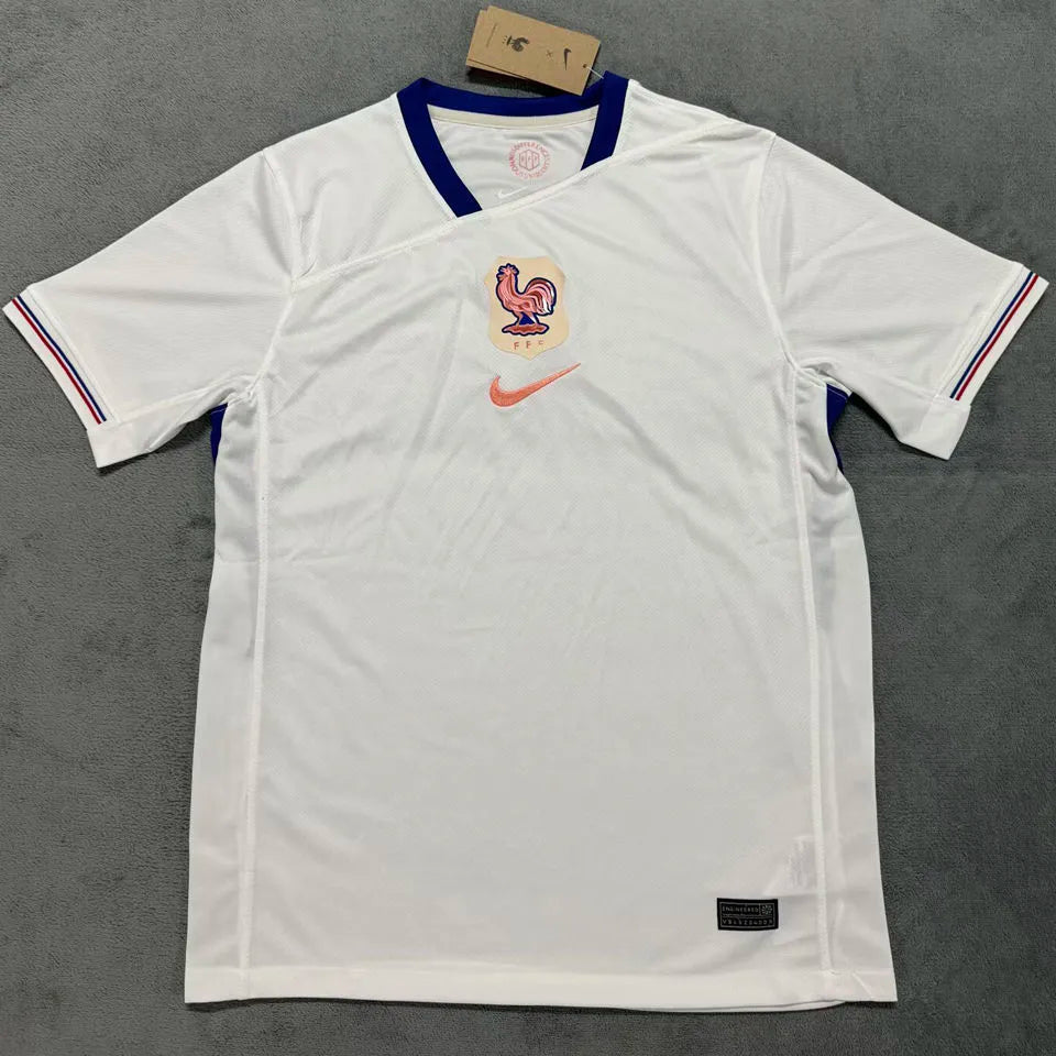 2025/26 France Away Fans Soccer Jersey Front