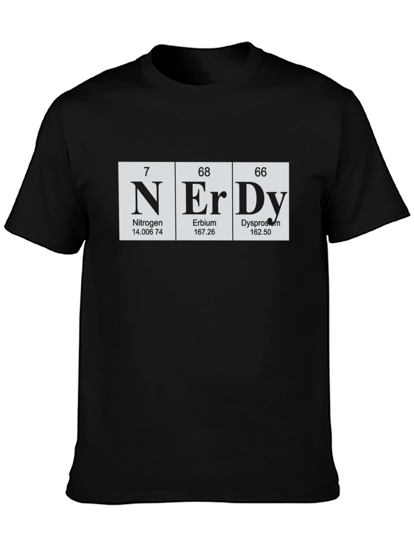 Nerd Periodic Table T-Shirt Science Geek Tee