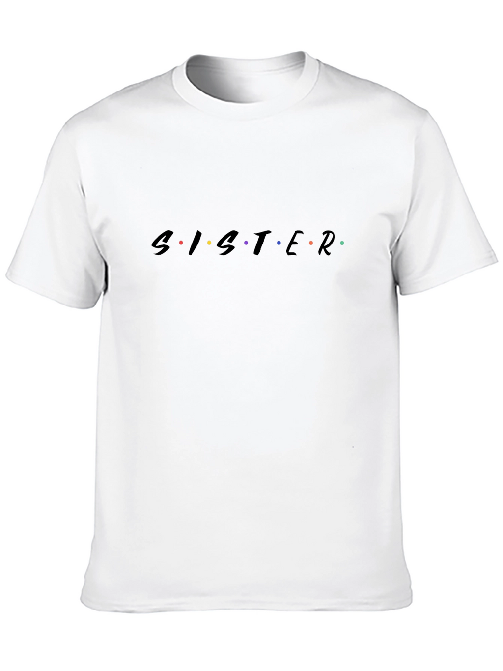 Sister Friends Inspired Black T-Shirt