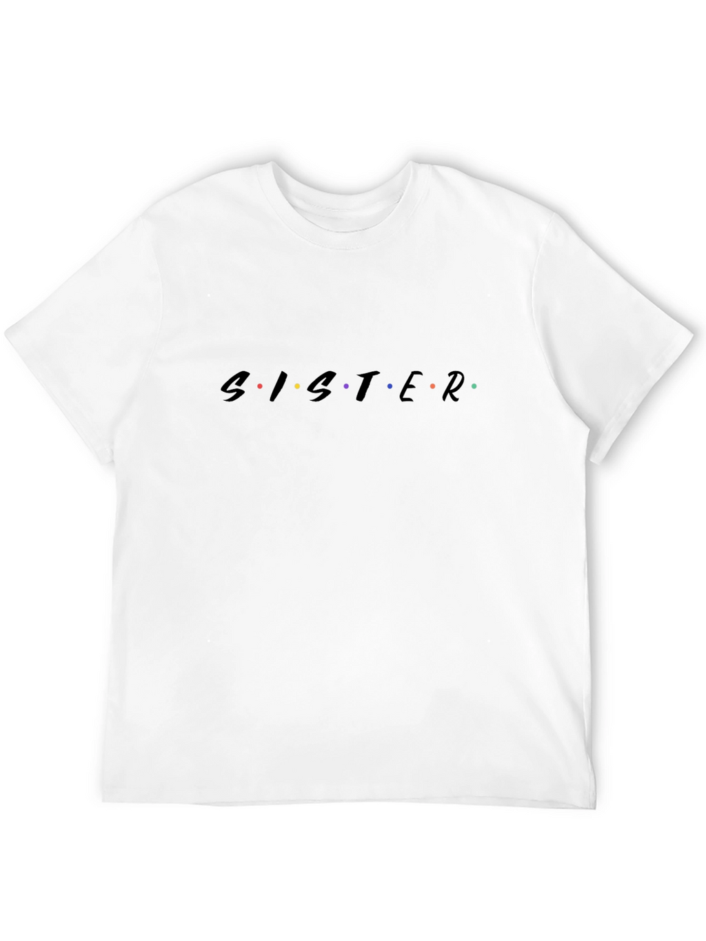 Sister Friends Inspired Black T-Shirt