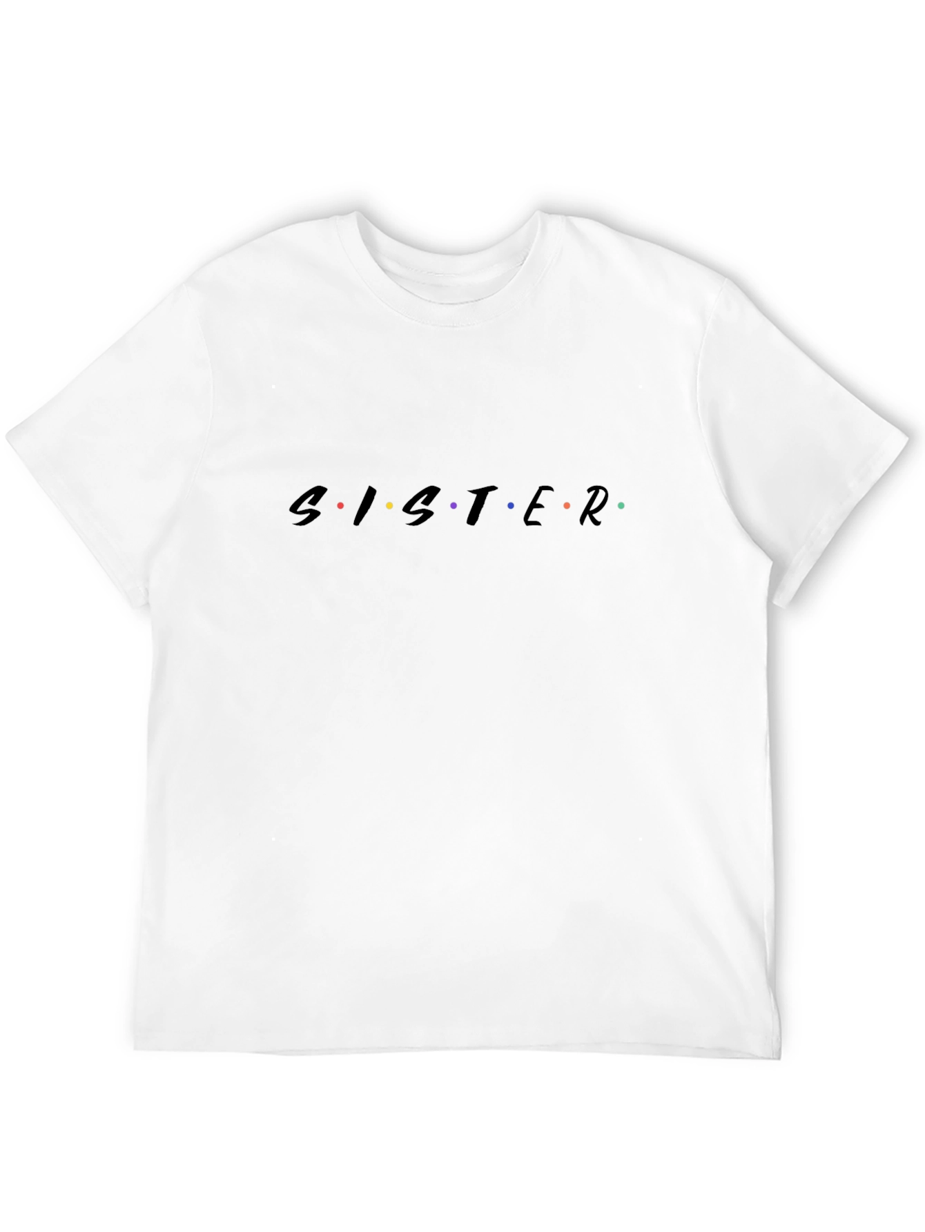 Sister Friends Inspired Black T-Shirt