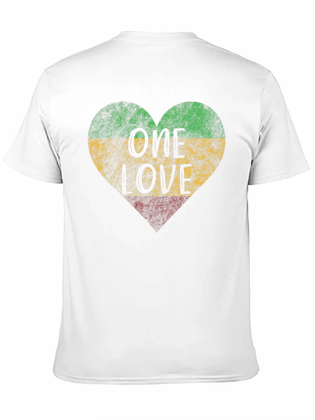 One Love Rasta Heart T-Shirt