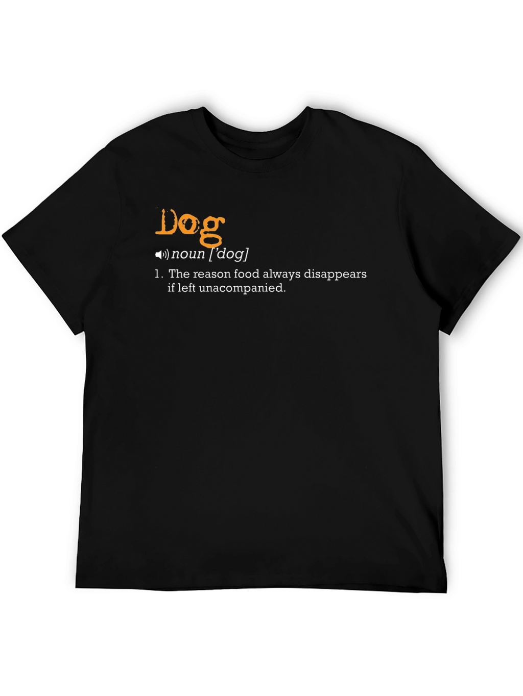 Dog Definition Black T-Shirt