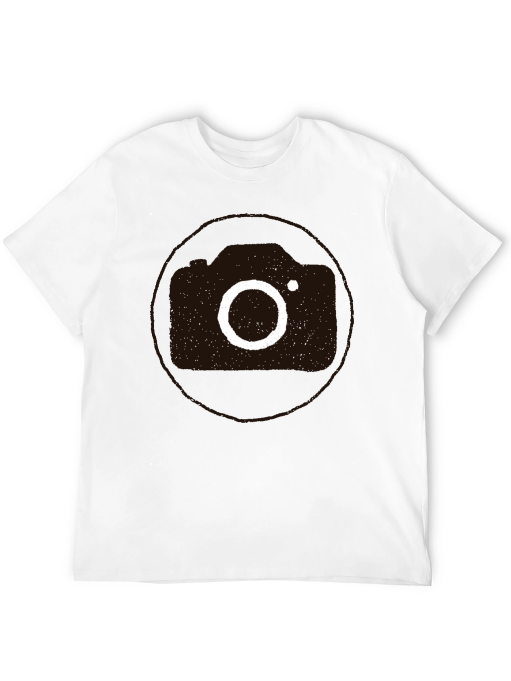 Retro Camera Graphic Tee - Cool Casual Style