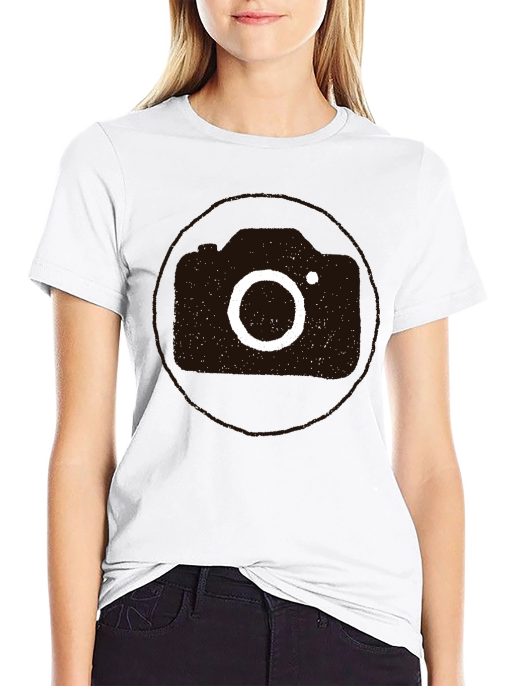 Retro Camera Graphic Tee - Cool Casual Style