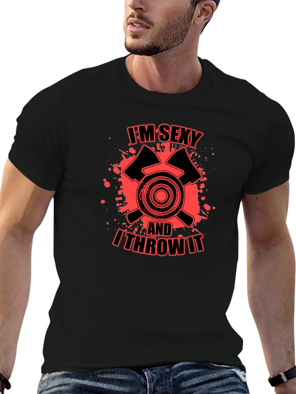 Im Sexy And I Throw It Axe Throwing T-Shirt