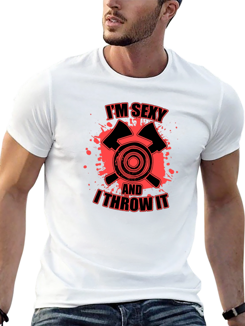 Im Sexy And I Throw It Axe Throwing T-Shirt