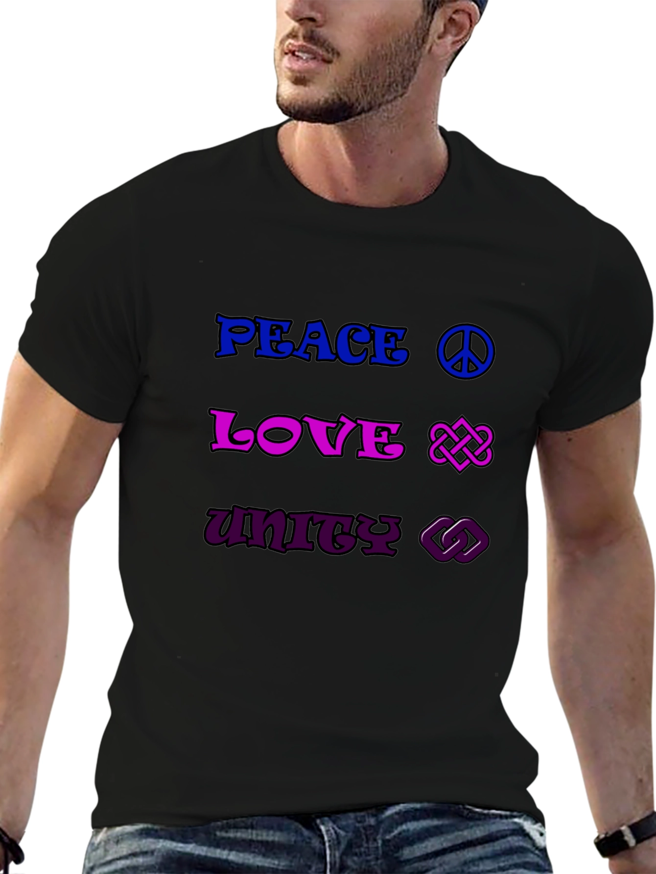 Peace Love Unity Graphic Tee