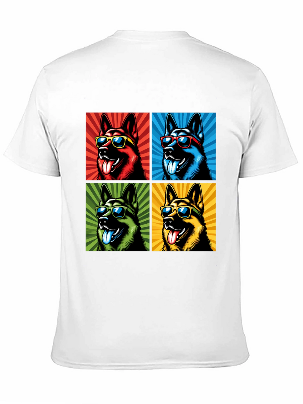 Cool Dog Pop Art T-Shirt