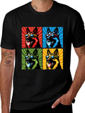 Cool Dog Pop Art T-Shirt