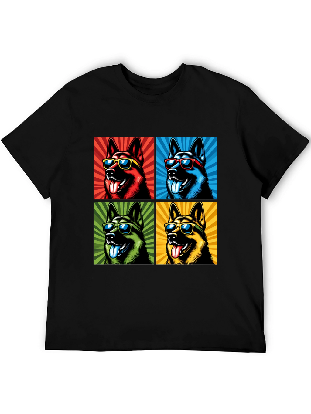 Cool Dog Pop Art T-Shirt