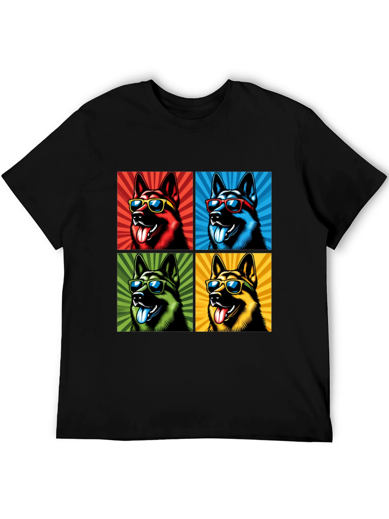 Cool Dog Pop Art T-Shirt
